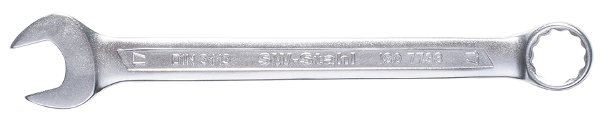 SW-Stahl Gabelringschlüssel, 9 mm