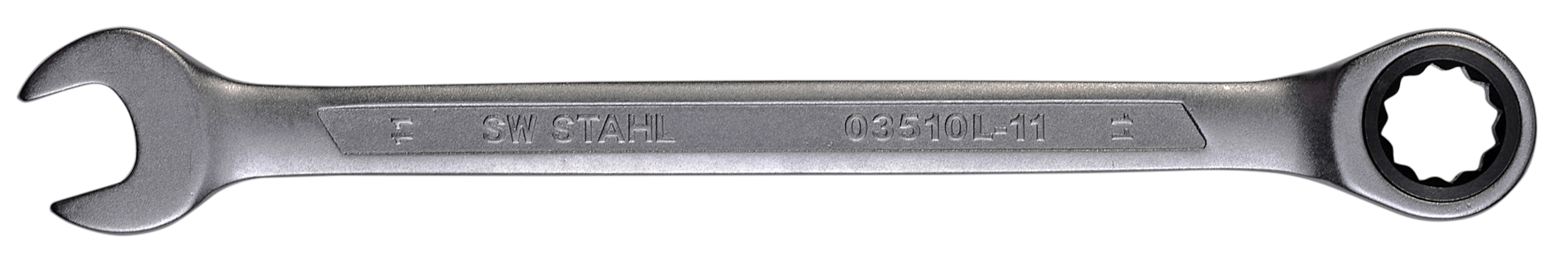 SW-Stahl Gabelringratschenschlüssel, 11 mm