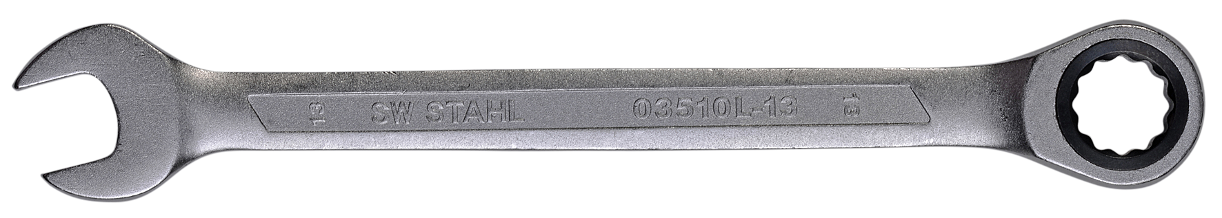 SW-Stahl Gabelringratschenschlüssel, 13 mm