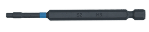 Schraubendrehbit, 1/4", mit Farbcodierung, 89 mm, Innensechskant, 3 mm